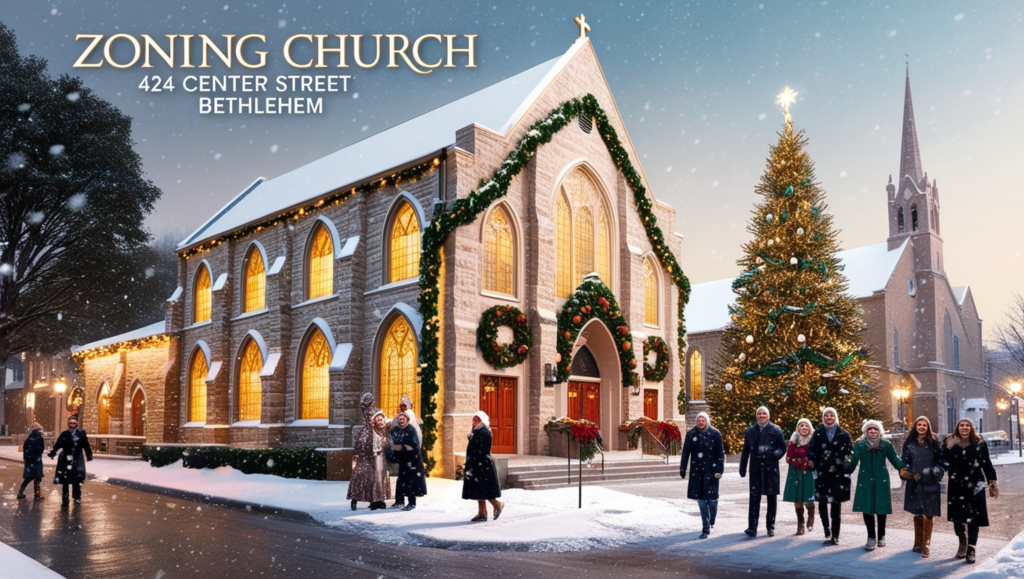 Zoning Church Bethlehem 424 Center Street Christmas