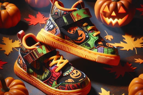 kid's air jordan 1 low gs halloween