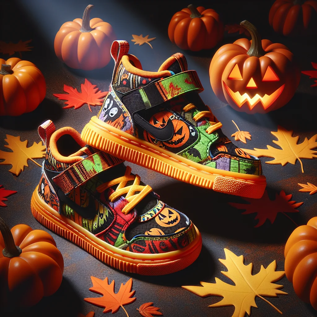 kid's air jordan 1 low gs halloween