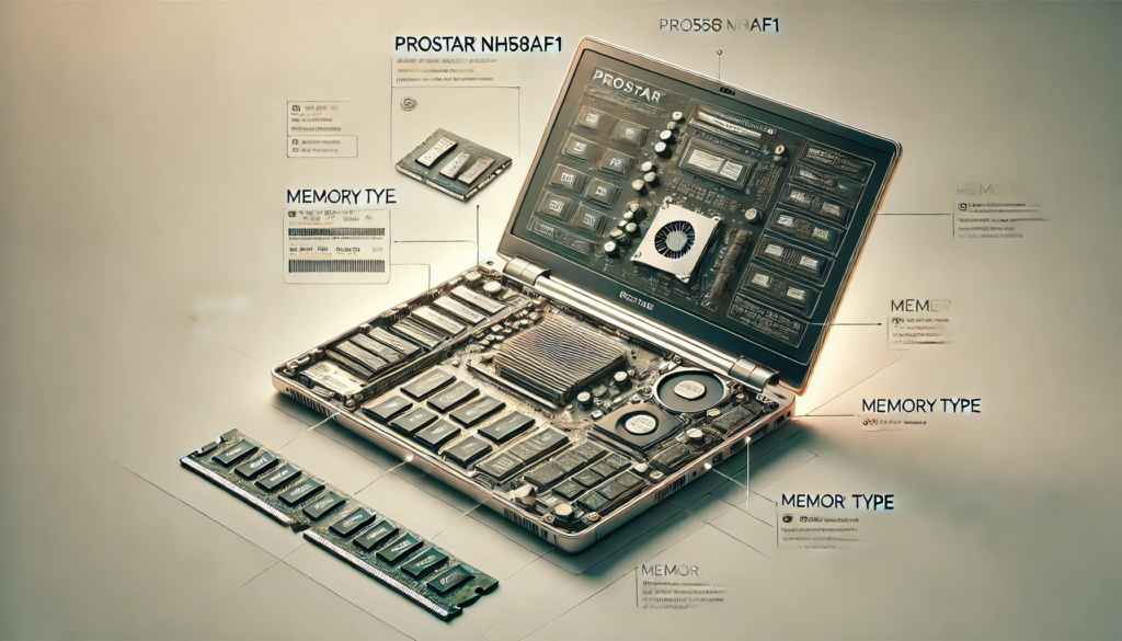 prostar laptop nh58af1 memory type manual