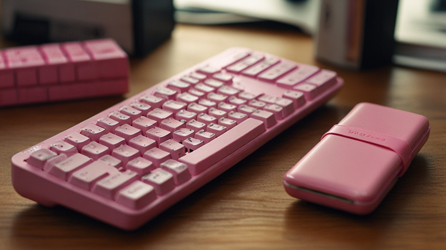 pink keyboard