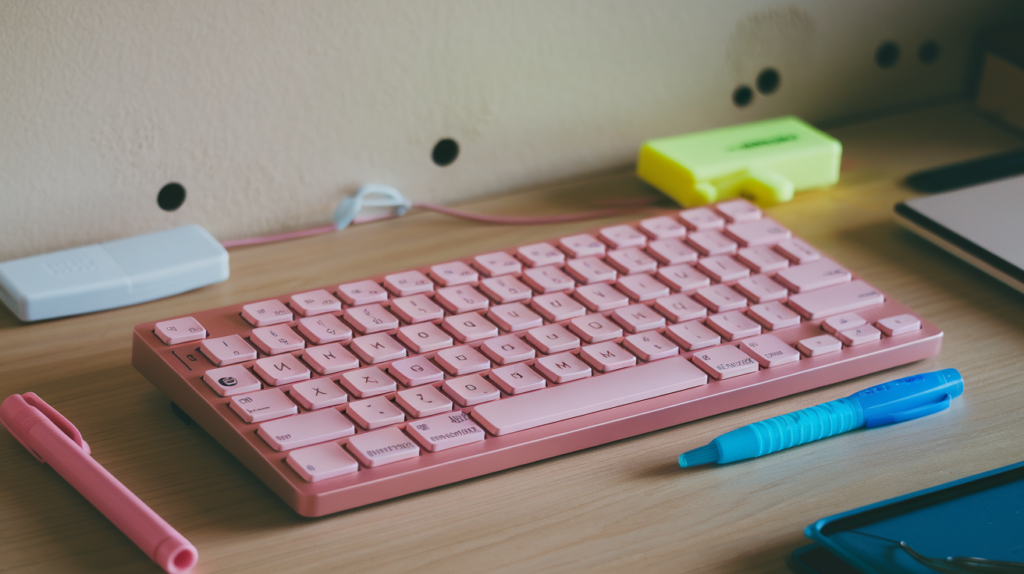 pink keyboard