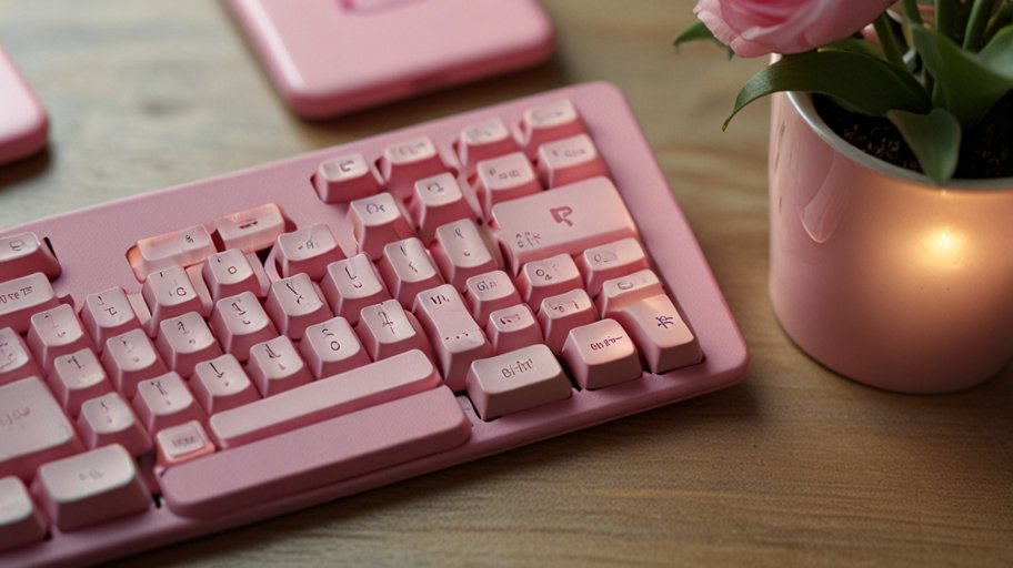 pink keyboard