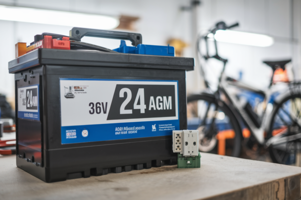 36v 24a AGM battery pack with 80a Breaker