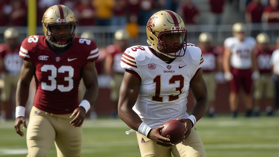 Boston College Eagles football vs UVA football match player stats