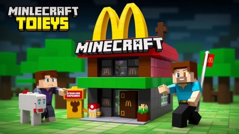 Minecraft McDonald's toys